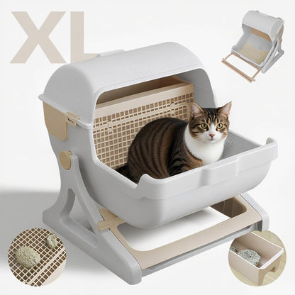 Skorter | Automatic Odourless Litter Box with Open-Top Design – Felvora