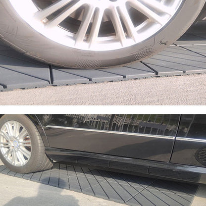 Skorter | 30 cm X 30 cm 4-Slat Square Deck/Patio Floor Tiles Snap Fit Installation Floor Tiles