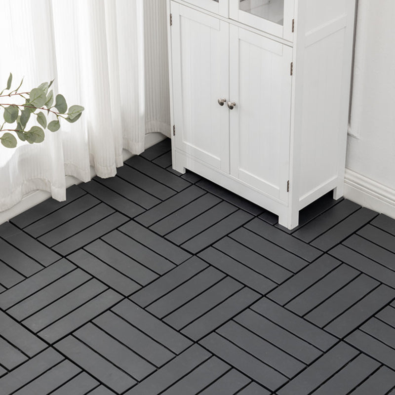 Skorter | 30 cm X 30 cm 4-Slat Square Deck/Patio Floor Tiles Snap Fit Installation Floor Tiles