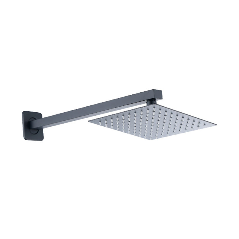 Skorter | Black Square Fest Shower Head Modern Style Wall Mounted Shower Head