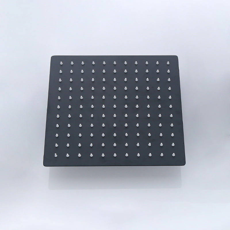 Skorter | Black Square Fest Shower Head Modern Style Wall Mounted Shower Head