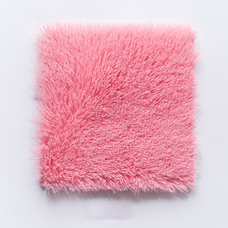 Skorter | Bedroom Carpet Tiles Solid Color Square Shag Stain Resistant Carpet Tiles