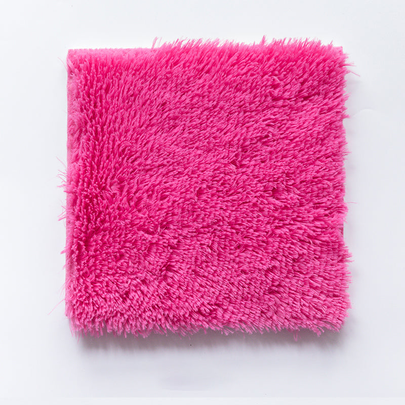 Skorter | Bedroom Carpet Tiles Solid Color Square Shag Stain Resistant Carpet Tiles