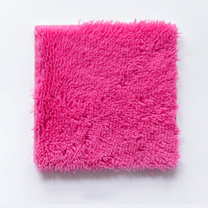 Skorter | Bedroom Carpet Tiles Solid Color Square Shag Stain Resistant Carpet Tiles