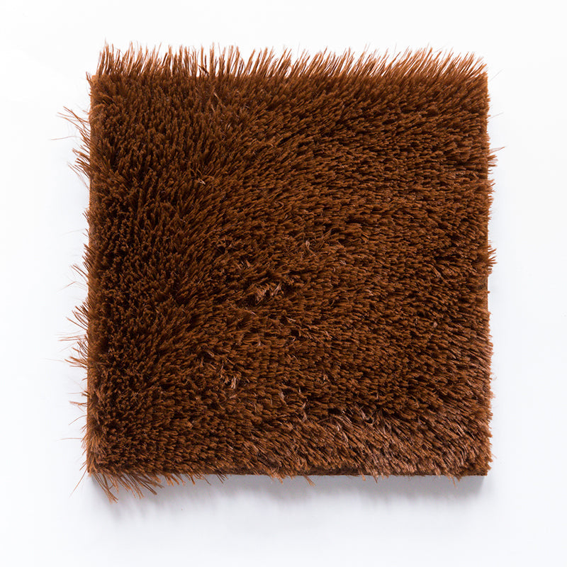 Skorter | Bedroom Carpet Tiles Solid Square Shag Stain Resistant Carpet Tiles