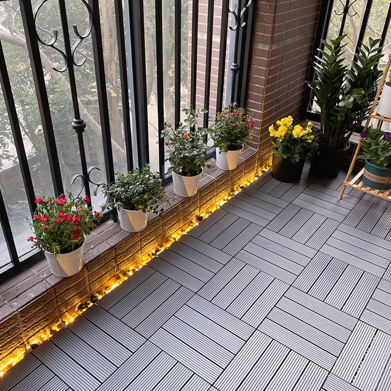 Skorter | Corrosion-resistant Wood Floor Modern Style Square Outdoor Wood Floor