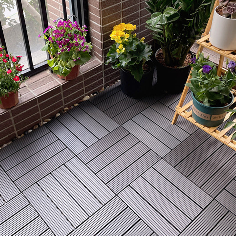 Skorter | Corrosion-resistant Wood Floor Modern Style Square Outdoor Wood Floor