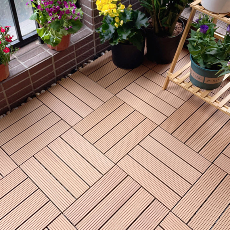 Skorter | Corrosion-resistant Wood Floor Modern Style Square Outdoor Wood Floor