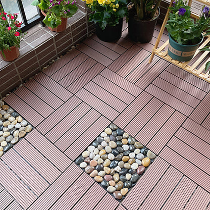 Skorter | Corrosion-resistant Wood Floor Modern Style Square Outdoor Wood Floor