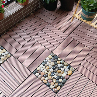 Skorter | Corrosion-resistant Wood Floor Modern Style Square Outdoor Wood Floor