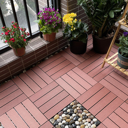 Skorter | Corrosion-resistant Wood Floor Modern Style Square Outdoor Wood Floor