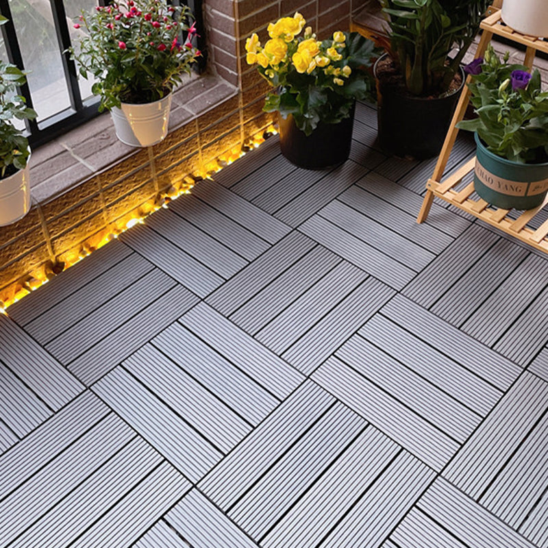 Skorter | Corrosion-resistant Wood Floor Modern Style Square Outdoor Wood Floor