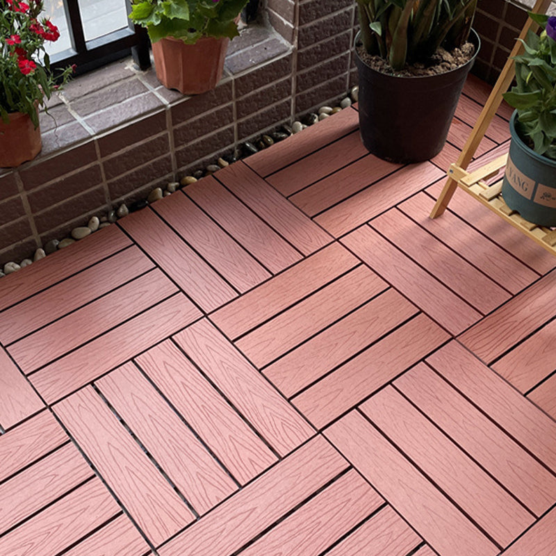 Skorter | Corrosion-resistant Wood Floor Modern Style Square Outdoor Wood Floor