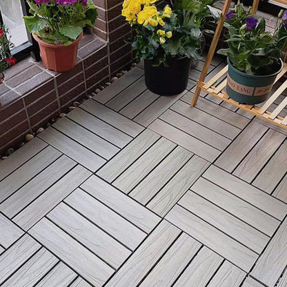 Skorter | Corrosion-resistant Wood Floor Modern Style Square Outdoor Wood Floor