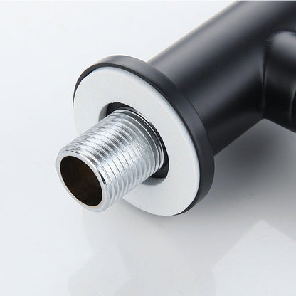 Skorter | Widely used wall-mounted bathroom sink faucet cross handle low arch faucet