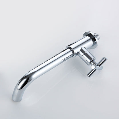 Skorter | Widely used wall-mounted bathroom sink faucet cross handle low arch faucet