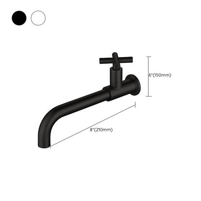 Skorter | Widely used wall-mounted bathroom sink faucet cross handle low arch faucet