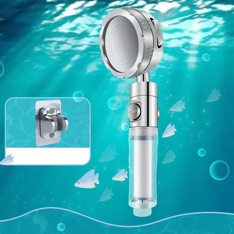 Skorter | Bathroom Shower Head Brass Round Filter Shower Head with Hose