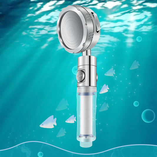 Skorter | Bathroom Shower Head Brass Round Filter Shower Head with Hose