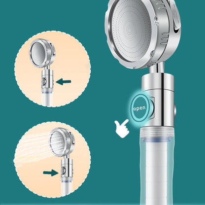 Skorter | Bathroom Shower Head Brass Round Filter Shower Head with Hose