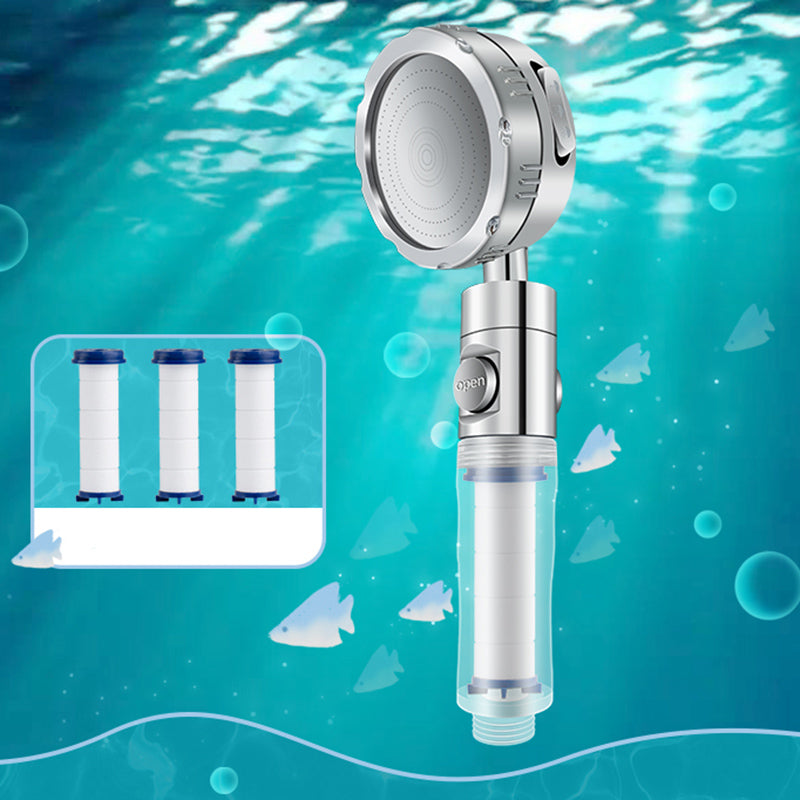 Skorter | Bathroom Shower Head Brass Round Filter Shower Head with Hose