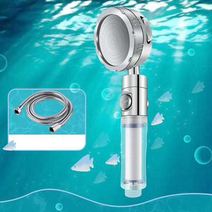 Skorter | Bathroom Shower Head Brass Round Filter Shower Head with Hose