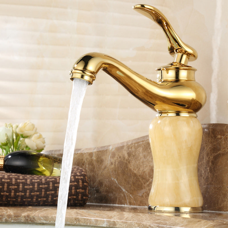 Skorter | Luxury Vessel Faucet Lever Handle Low Arc Vessel Sink Bathroom Faucet