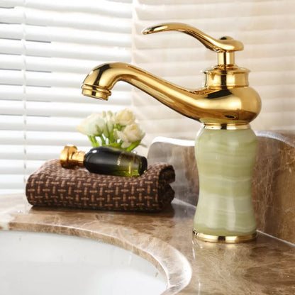 Skorter | Luxury Vessel Faucet Lever Handle Low Arc Vessel Sink Bathroom Faucet