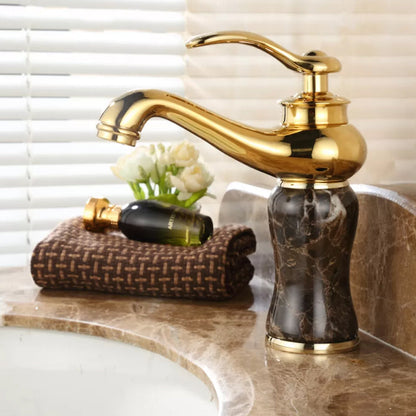 Skorter | Luxury Vessel Faucet Lever Handle Low Arc Vessel Sink Bathroom Faucet