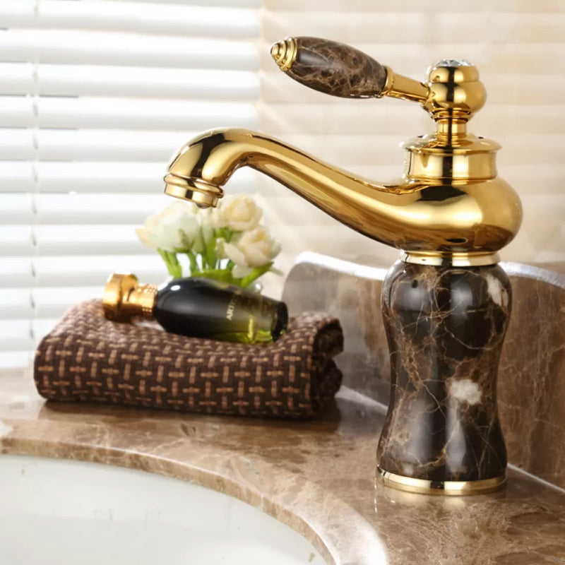 Skorter | Luxury Vessel Faucet Lever Handle Low Arc Vessel Sink Bathroom Faucet