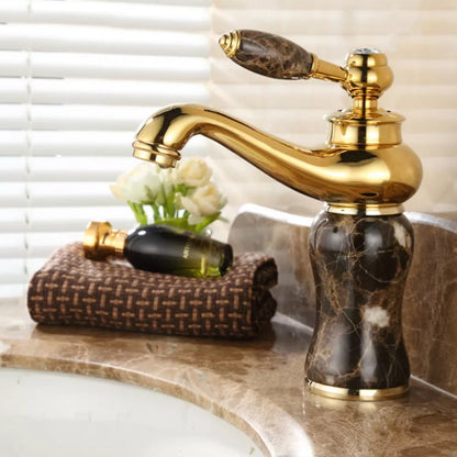 Skorter | Luxury Vessel Faucet Lever Handle Low Arc Vessel Sink Bathroom Faucet