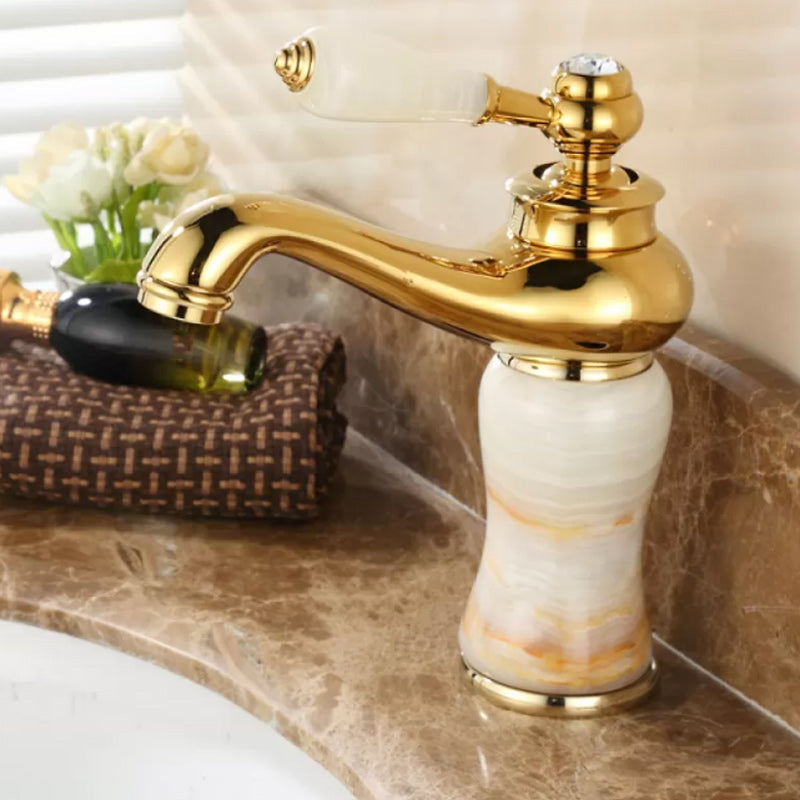 Skorter | Luxury Vessel Faucet Lever Handle Low Arc Vessel Sink Bathroom Faucet