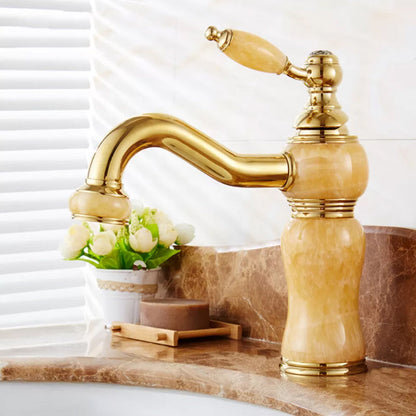 Skorter | Luxury Vessel Faucet Lever Handle Low Arc Vessel Sink Bathroom Faucet