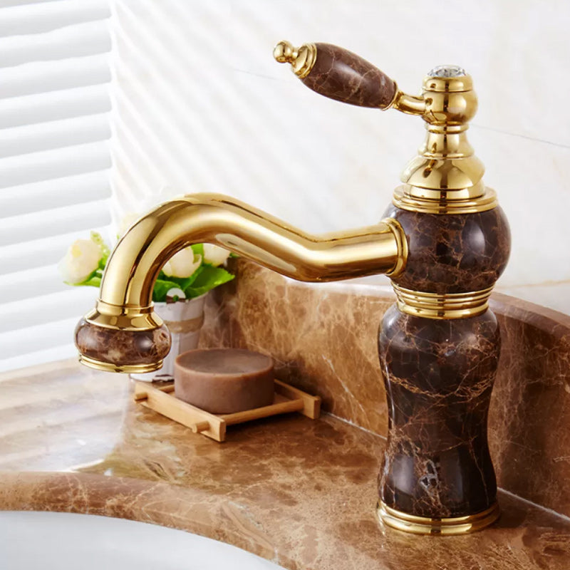 Skorter | Luxury Vessel Faucet Lever Handle Low Arc Vessel Sink Bathroom Faucet