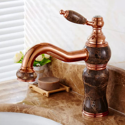 Skorter | Luxury Vessel Faucet Lever Handle Low Arc Vessel Sink Bathroom Faucet