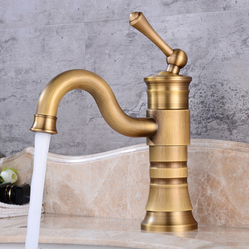 Skorter | Classic basin mixer with swivel spout, single lever basin mixer