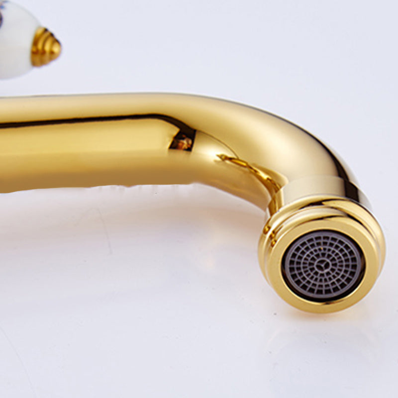 Skorter | Glam Vessel Faucet Swivel Spout Lever Handle Sink Faucet