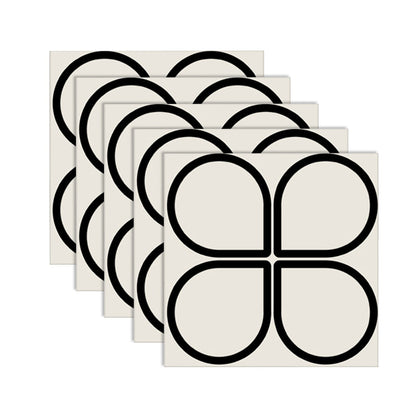 Skorter | Beige Tone Peel & Stick Tile Square Pattern Print Single Tile