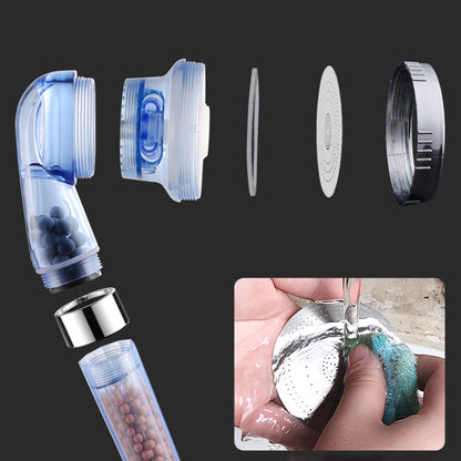Skorter | Bathroom Showerhead Plastic Water Filtration Round Hand Shower