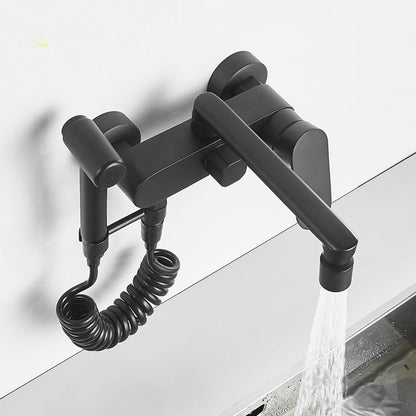 Skorter | Metal Bathtub Faucet Trim Contemporary Lever Handle Bathtub Faucet Trim