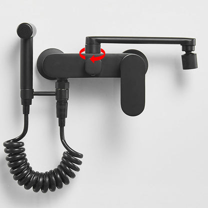 Skorter | Metal Bathtub Faucet Trim Contemporary Lever Handle Bathtub Faucet Trim