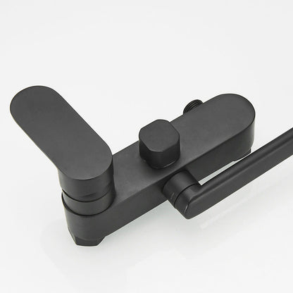 Skorter | Metal Bathtub Faucet Trim Contemporary Lever Handle Bathtub Faucet Trim