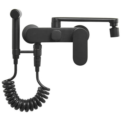 Skorter | Metal Bathtub Faucet Trim Contemporary Lever Handle Bathtub Faucet Trim