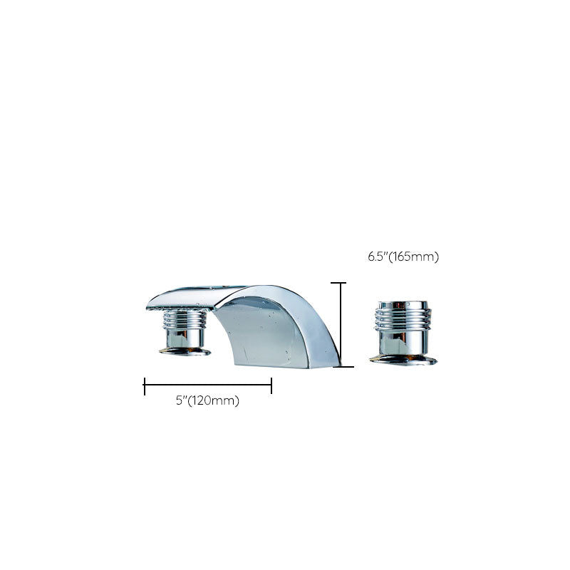 Skorter | Traditional Roman Bathtub Faucet Set Copper Fixed Deck Mount with Handles