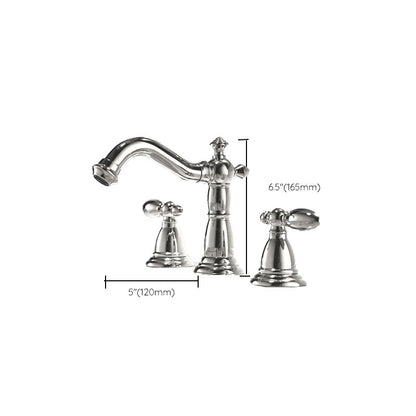 Skorter | Traditional Roman Bathtub Faucet Set Copper Fixed Deck Mount with Handles