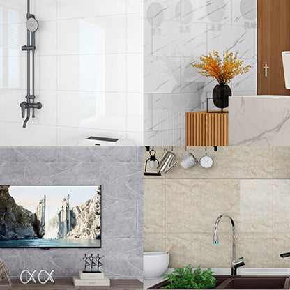 Skorter | Bathroom Wall Floor Tile Peel and Stick Marble Pattern Wall Floor Tile
