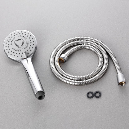 Skorter | Contemporary Handheld Shower Head Adjustable Spray Pattern Silver Shower Head