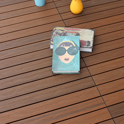 Skorter | Deck Plank drilled hardwood tiles exterior flooring