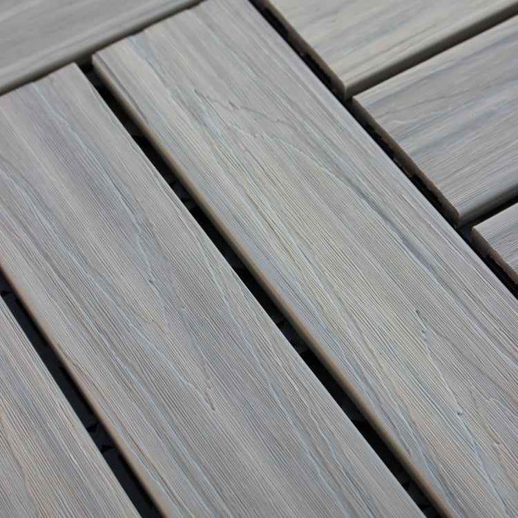 Skorter | Deck Plank drilled hardwood tiles exterior flooring
