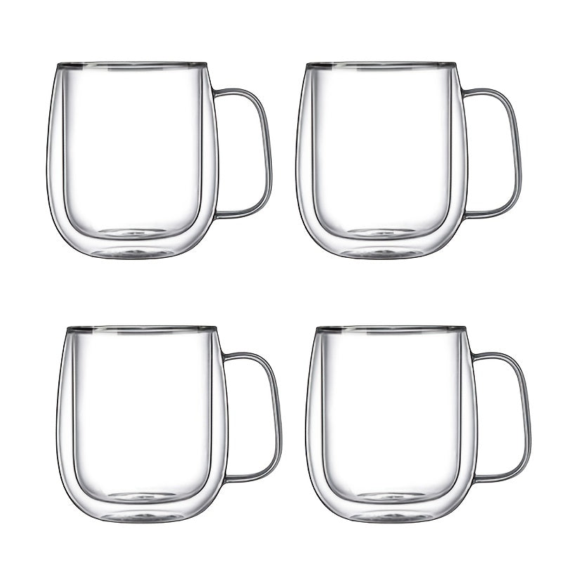 Skorter | ThermoSip Double-walled Glass Mug – Borosilicate Glass, Heat Resistant & Elegant